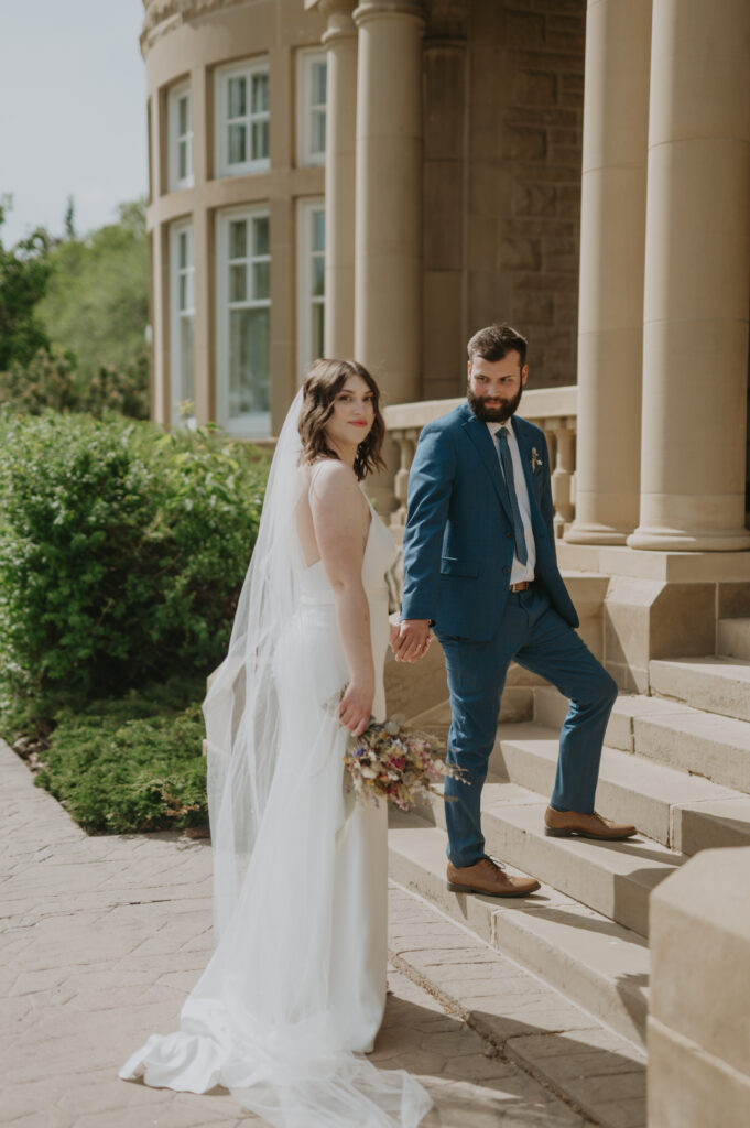intimate wedding at Government House