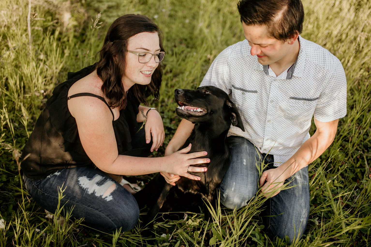 Vermilion Couples Session | Breanne & Austin - Sun-soaked Farm Session