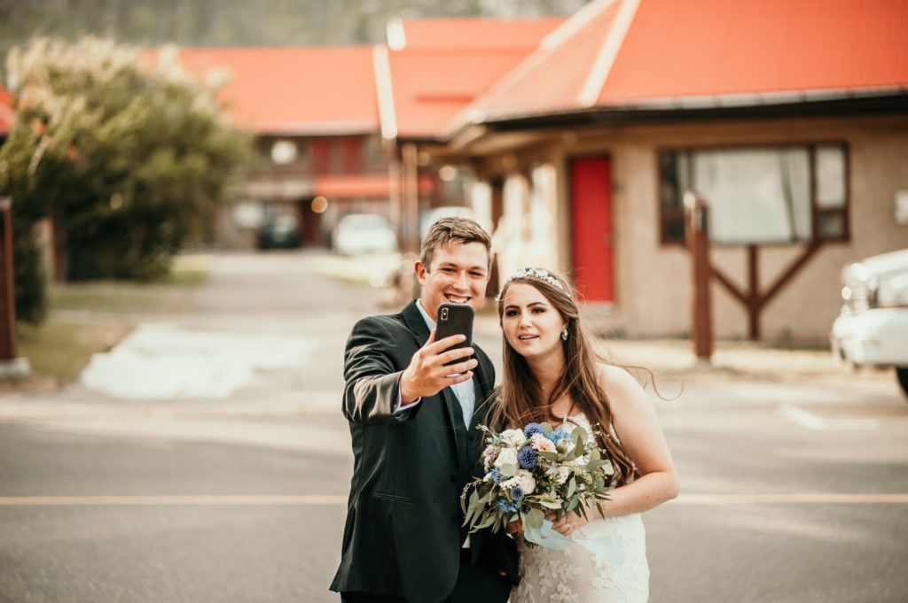 facetime family after your elopement ceremony